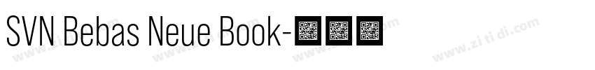 SVN Bebas Neue Book字体转换